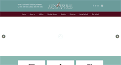 Desktop Screenshot of centervillechurchofchrist.org